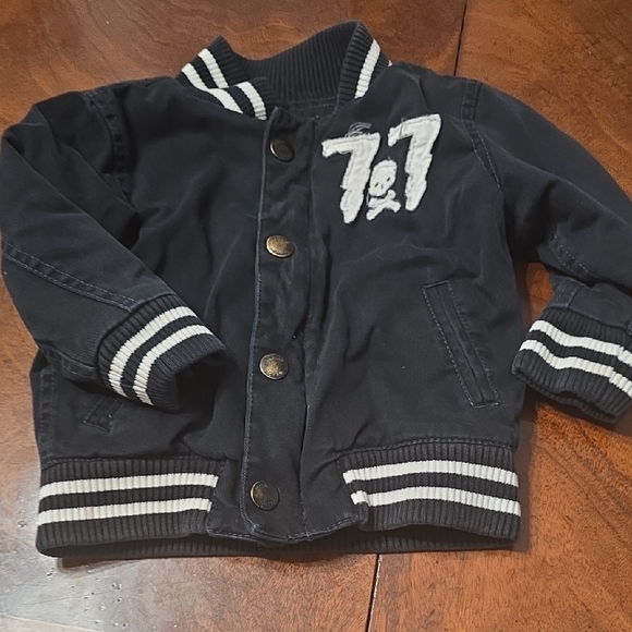 American Eagle Outfitters Other - American Eagle Outfitters Kids Navy Jacket with Striped Accents